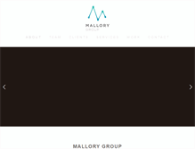 Tablet Screenshot of mallory-group.com